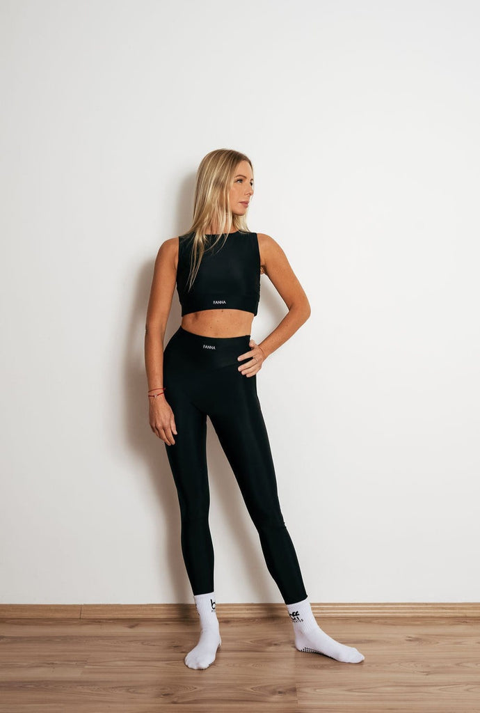 FANNA polewear Activewear BLACK / XS REFORMER TOP