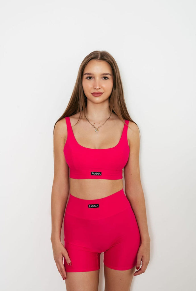 FANNA polewear Activewear HOT PINK / XS TEASER TOP