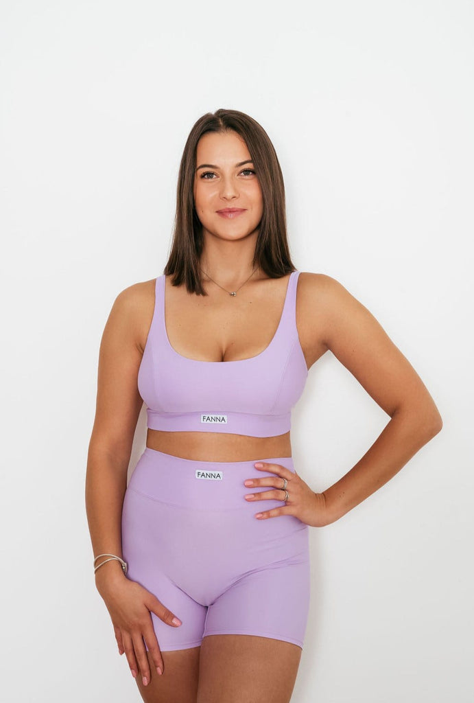 FANNA polewear Activewear XS / LAVENDER REFORMER SHORTS