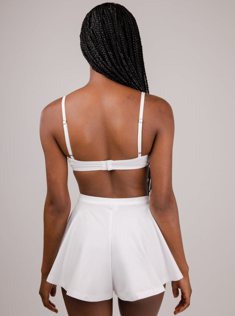 FANNA polewear Skirts XS / WHITE WAVE SHORTS