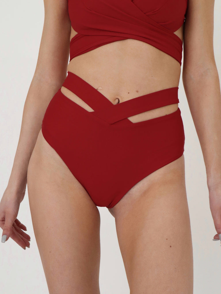 FANNA polewear Swimwear XS / RED X BOTTOM